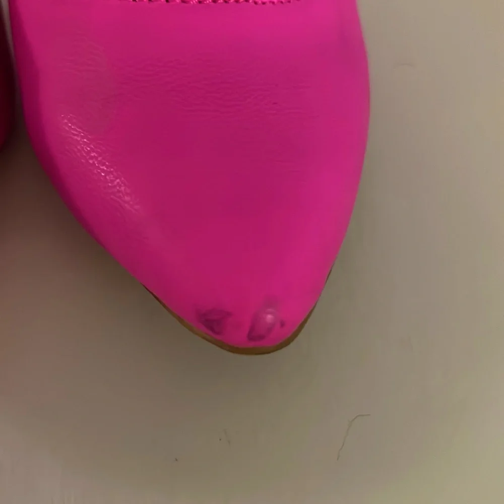 Neon Hot Machi pink heels! ππ size 8ππ Barbie Core! - Picture 6 of 13